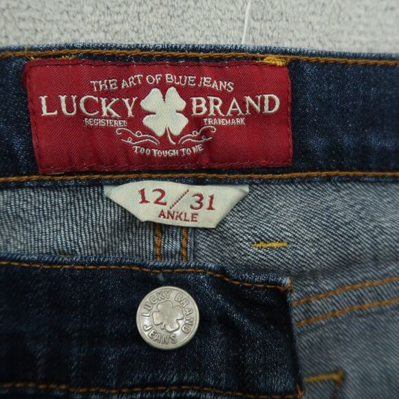 Lucky Brand Women's Boot Cut Jeans - Dark Blue - Picture 9 of 16